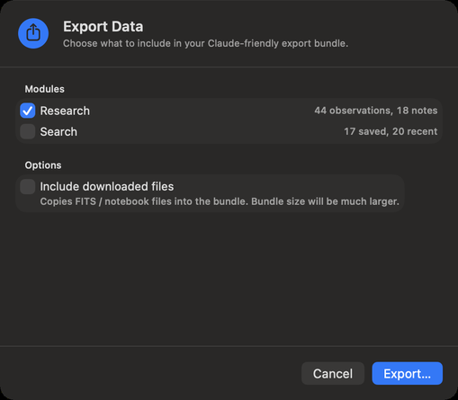 Export Data
