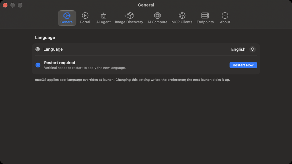 Settings ▸ General