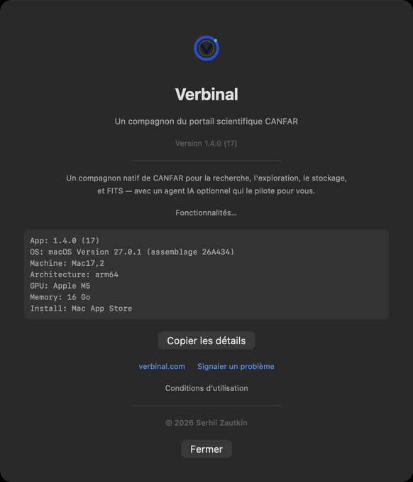 À propos de Verbinal