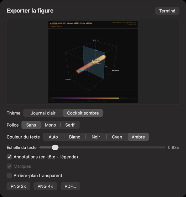 Exporter la figure