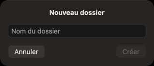 Nouveau dossier